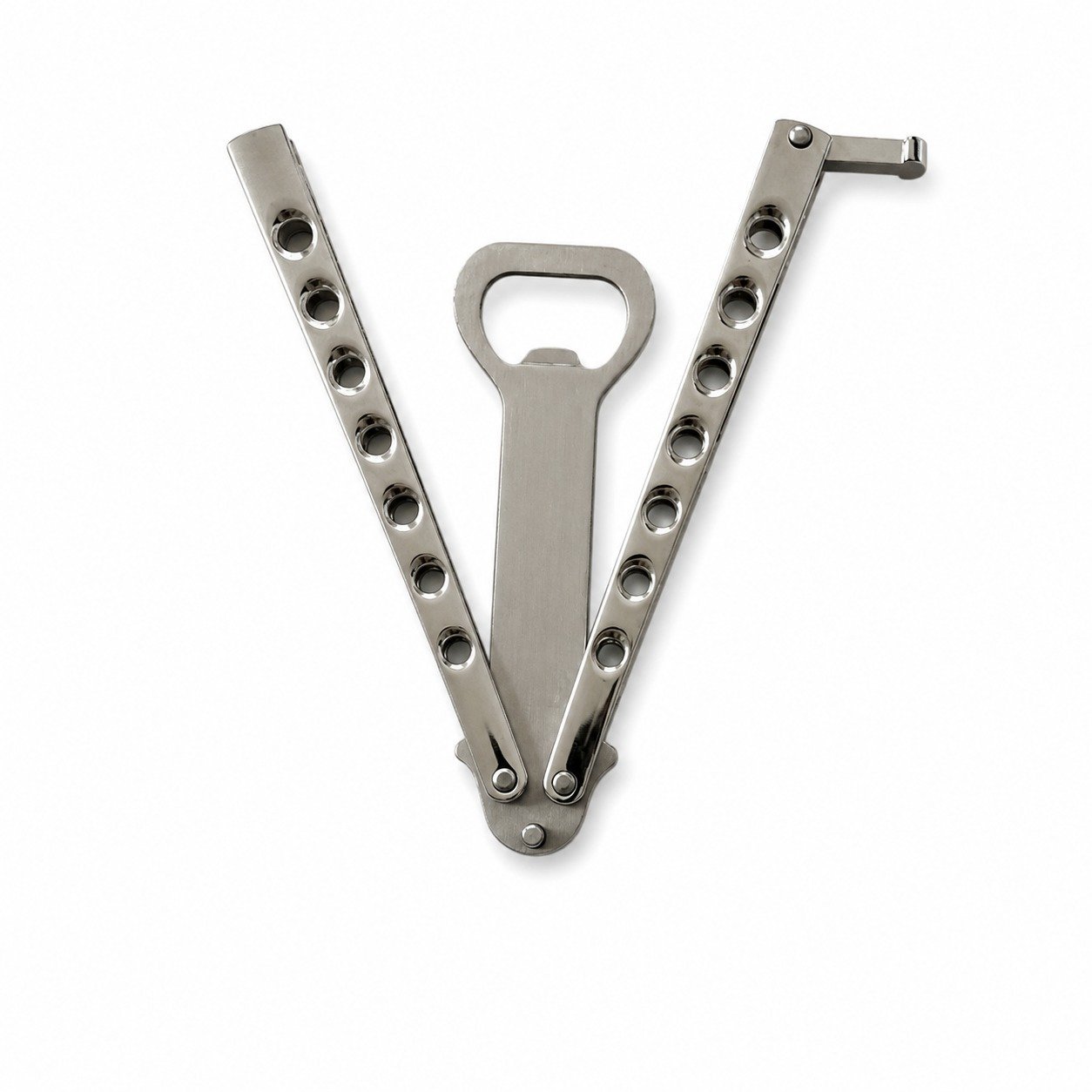 Balisong Flaschenöffner, faltbarer Flaschenöffner, Bier, multifunktionaler Flaschenöffner, kreatives Schmetterlingsmesser, ausgefallenes Messer, Flaschenöffner, Schraubendreher