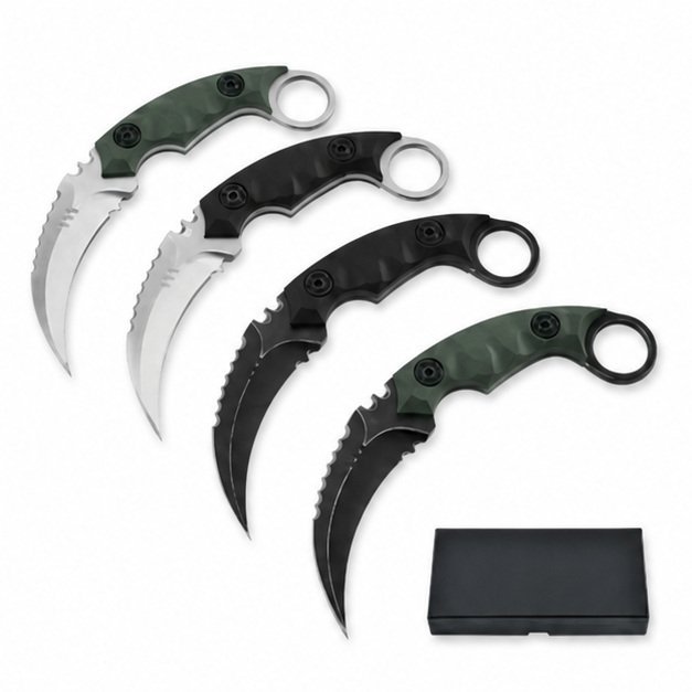 Karambit-Messer Shadow Kleines Klauenmesser Klauenmesser Selbstverteidigungsmesser Machete