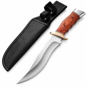 Outdoor-Survival-Messer mit hoher Härte – Campingmesser mit feststehender Klinge und Scheide