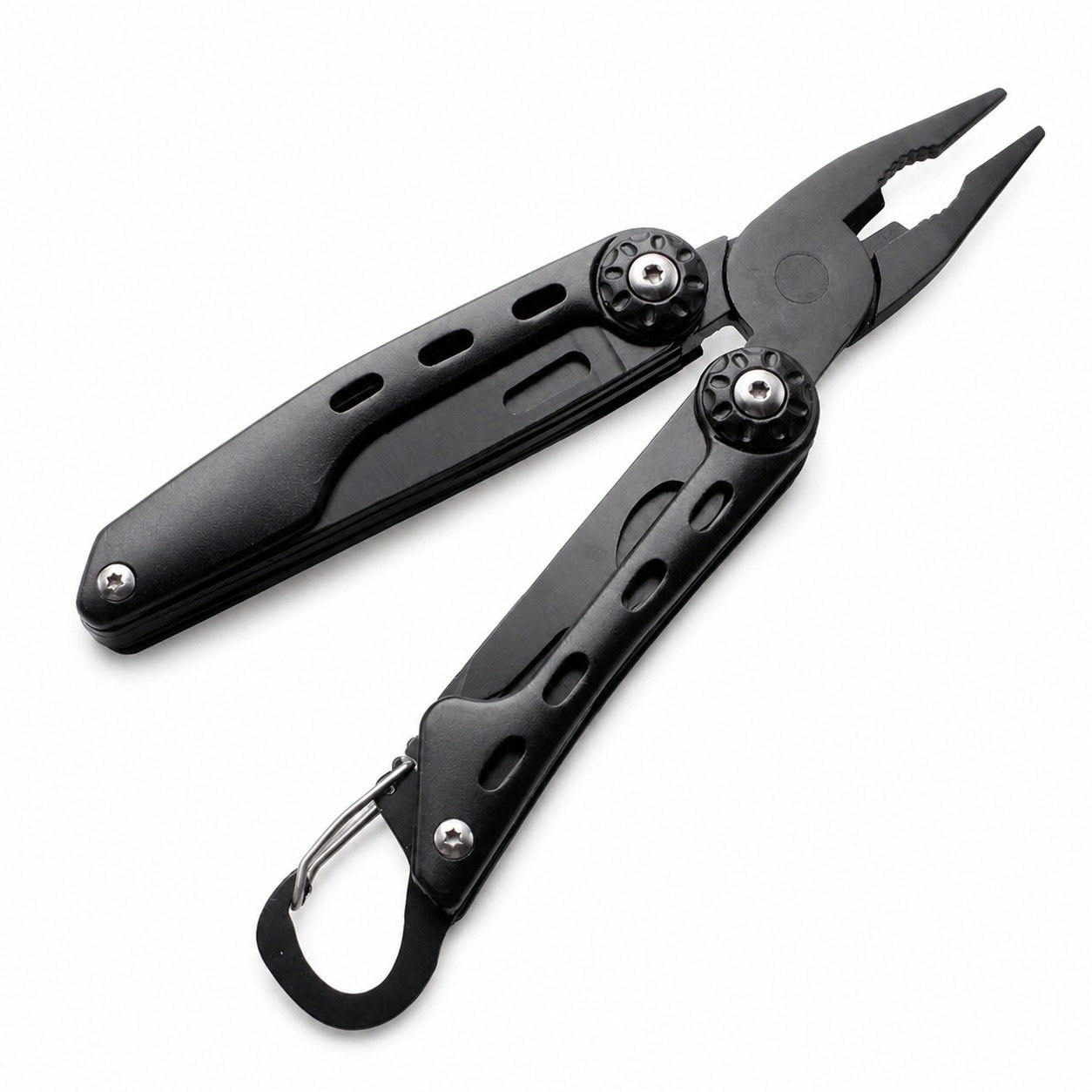 Tragbare Multitool-Messerzange, Stahl-Klappzange, Messer, Outdoor-Multifunktionszange