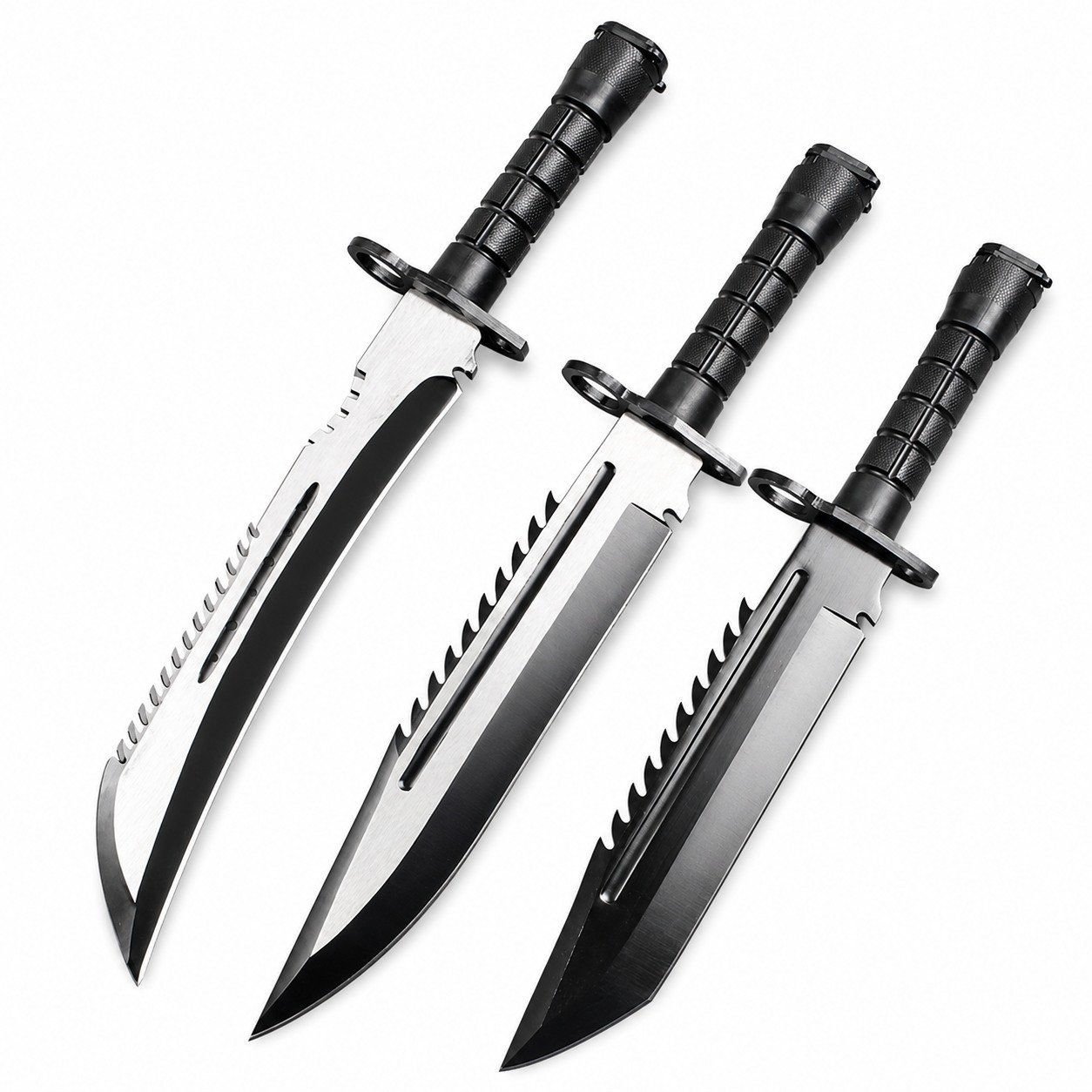 Tiger Tooth War Wolf Messer mit fester Klinge