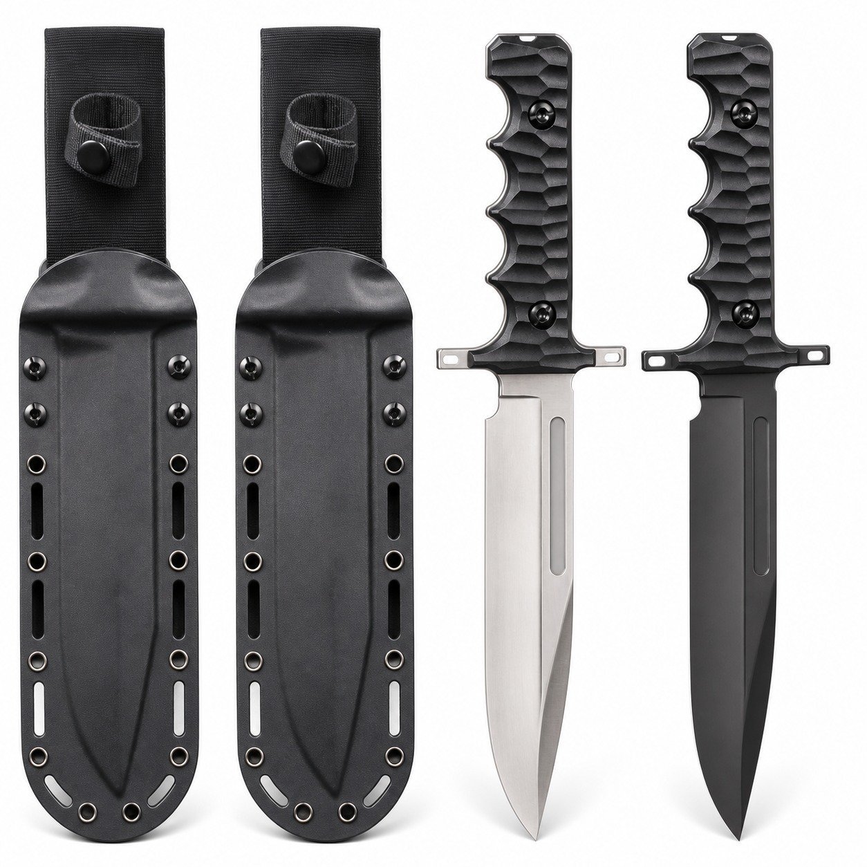Pohl Force Quebec Two Outdoor-Messer mit feststehender Klinge