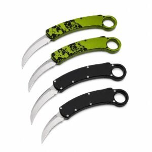 Micro-Tech Eagle Claws Jump Straight Ahead Karambit-Messer