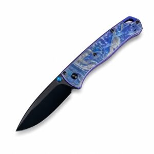 Butterfly 535 M390 Schleif-DLC-Klinge, Titan-Lasergriff, blau, SF Express