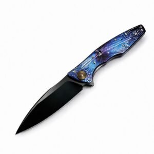 Crater Sanding DLC M390 SF-Klappmesser mit Titangriff