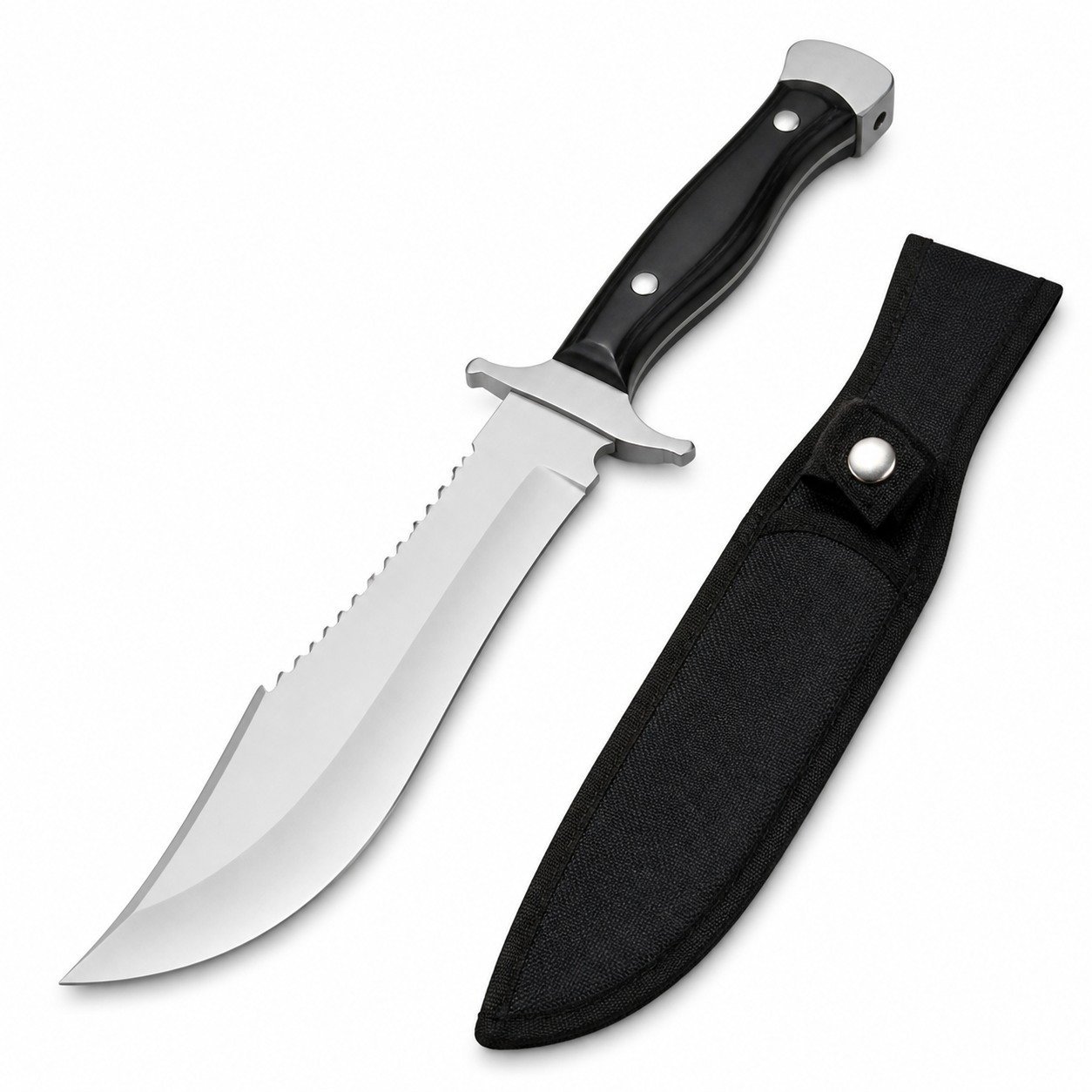 Jungle Wolf Foreign Trade Edition Messer mit feststehender Klinge aus schwarzem Titan