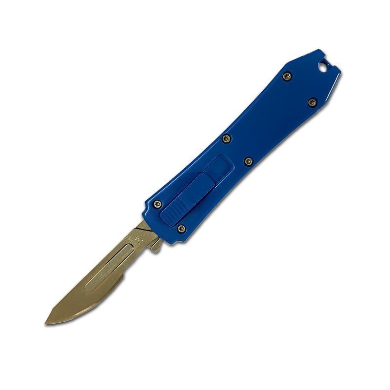 5-2.jpg Skalpell-Allzweckmesser mit 10 Klingen, blauer Kastenschneider