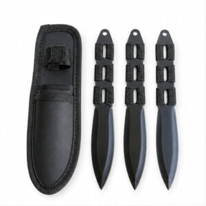 Übungs-Wurfmesser-Set YF090 – 3-teilig, Schwarz