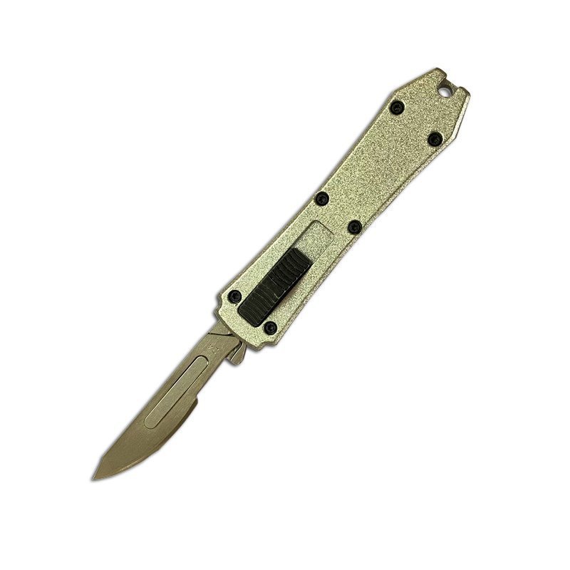 Skalpell-Allzweckmesser mit 10-Klingen-Messer, silberner Kastenschneider