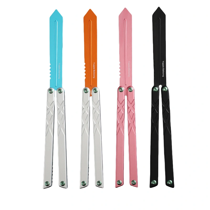 Swordfish Trainingsmesser Butterfly Klappmesser Swingmesser Praxis ungeschärftes 7er Butterfly Messer