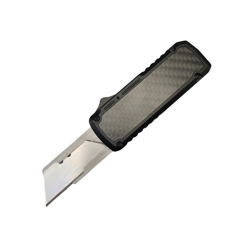 Kartonschneider mit Kohlefasergriff – schwarz